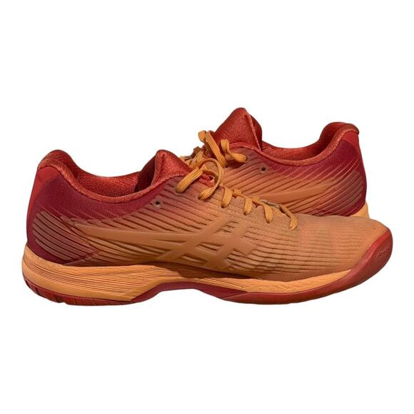 Asics Solution Speed FF Women's Tennis Shoes Size 7.5 Coral Peach 1042A002 - Picture 7 of 8